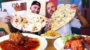 'Eating INDIAN FOOD for 24 HOURS in LOS ANGELES!! Lamb Shank Curry & DTLA Butter Frankie | California'