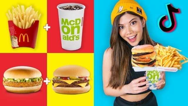 'Testing \"Top Secret\" McDonald\'s TikTok Hacks'