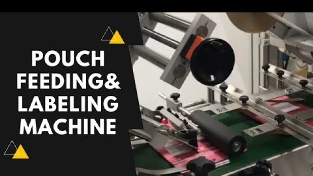 'Automatic Bag Feeding Machine+Automatic Top labeling Machine|Food Label Auto Labeling |Neostarpack'