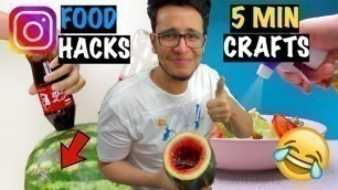 'Awful \"5 Minute Crafts\" Food Hacks!! I Actually Tried them'