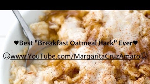 'MCDONALD\'S BREAKFAST OATMEAL HACK'