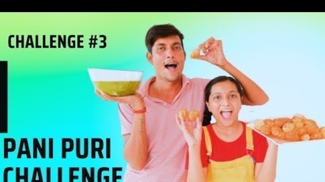 'Pani Puri challenge #food #challenge'