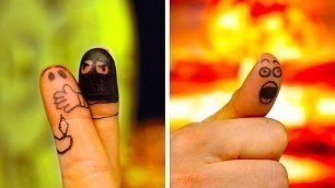 '30 FUNNY FINGER ARTS AND CRAZY DOODLES'