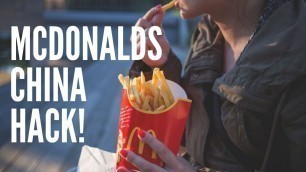 'McDonalds China hack!'