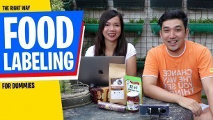 'Itama ang iyong Food Label | 11 FDA Mandatory Labeling Requirements'