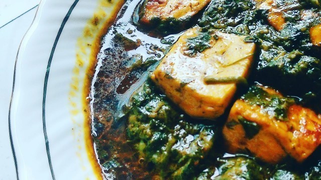 'Palak paneer recipe || by kashmiri food channel'