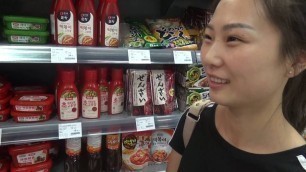 'K-Food zone in supermarket in Wuhan'