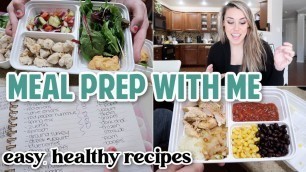 'EASY MEAL PREP WITH ME / COOK WITH ME | HEALTHY MEALS FOR BEGINNERS - HOW TO MEAL PREP!'