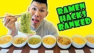 'RAMEN HACKS RANKED: TASTE TEST Delicious/GROSS || Life After College: Ep. 532'