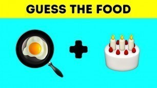 'TRICKY FOOD RIDDLES AND GUESS THE EMOJI GAMES NOBODY CAN ANSWER'