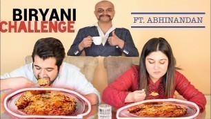 'Biryani Eating Challenge ft. ABHINANDAN | Food Competition | Food Battle'