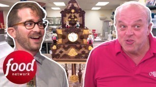 'Mauro Bakes A Cuckoo Clock Themed Cake That Actually Works | Cake Boss'