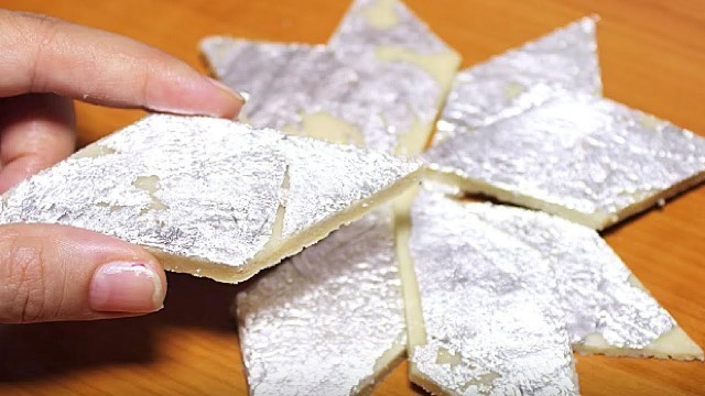 'Kaju Katli Recipe In Hindi | Homemade Kaju Barfi | Diwali Special Sweets | Indian Sweet Recipe'