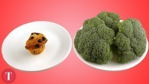 'This Is What 200 Calories Look Like: Junk vs. Healthy Food'