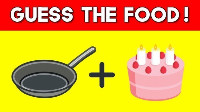 'Can You Guess The Food By The Emoji? | Emoji Challenge | Emoji Puzzles!'