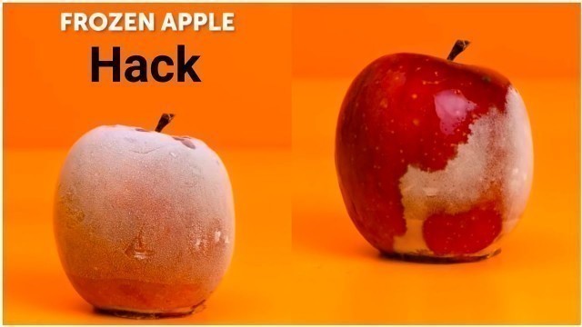 'Viral Frozen Apple Hack @5-Minute Crafts  #shorts #youtubeshorts #yt #presentationmatters'