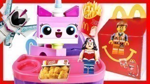 'Eating Food at School | Play Doh Surprise Food with Lego Friends'