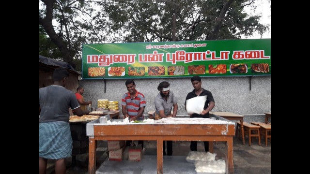 'Madurai Bun Parotta  || மதுரை பன் பரோட்டா || Most Famous Madurai  Street Food'