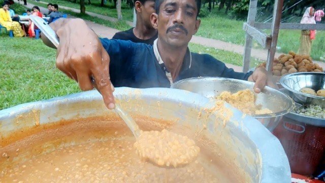 'Fuchka pani puri Golgappa Dahi puri recipe Bengali Best street food How to making pani puri BD food'