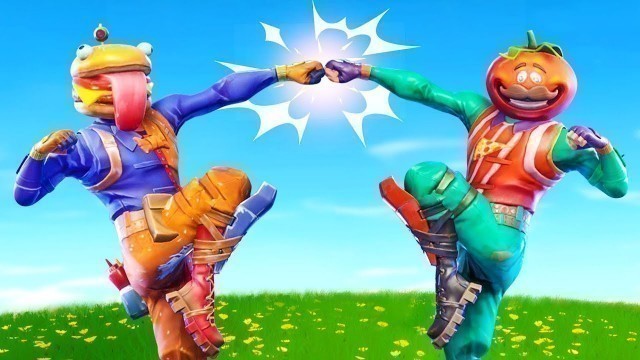 'The ADVENTURES of TOMATO MAN and BURGER BOY In Fortnite!'