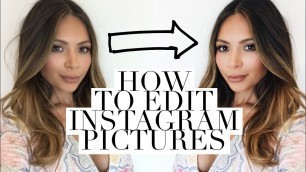 'How I Edit Instagram Pictures | iPhone'