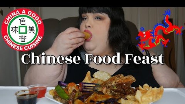 'China A Go Go Chinese Food Feast Mukbang Eating Show'