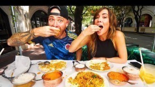 'Eating INDIAN FOOD with Colombian FASHION INFLUENCER in Miami!!'