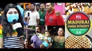 'Madurai Food Street 2.0 Public Speech | Street Foods | Must Try Street Food in Madurai'