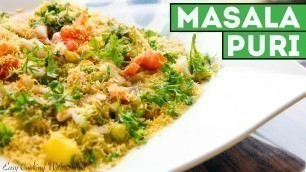 'Masala Puri Chaat Recipe | Bangalore Style Masala Puri | Masalapuri Chaat Street Food'