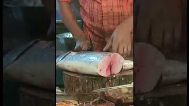 'Tuna Fish Cutting skills - Soonai Nelpattai -95668 59368 - Madurai Street Food'