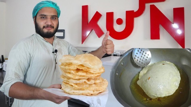 'Poori Recipe || Soft Puffy and Round Puri Recipe || Easy Nashty wali Halwa Poori (Easy Tips)'