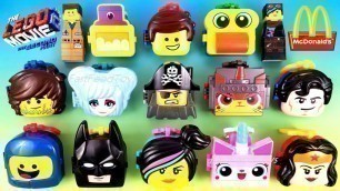 '2019 FULL WORLD SET McDONALD\'S LEGO MOVIE 2 THE SECOND PART HAPPY MEAL TOYS EUROPE ASIA US UNBOXING'