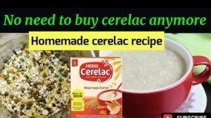 'Super Healthy Baby Food Recipe/Weight Gain Food for 6 month Baby/Homemade cerelac recipe'