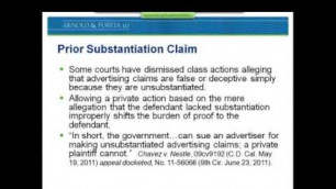'Latest Trends in Food Labeling & Advertising Class Actions'
