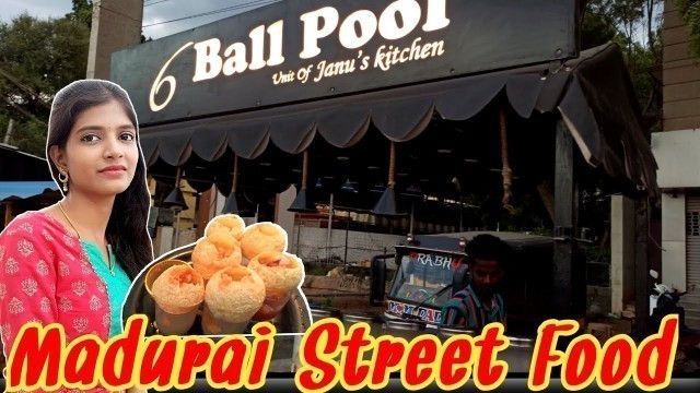 'Madurai Street Food | 6 Ball poll shop | in tamil | Pani puri shop in Thepakulam'