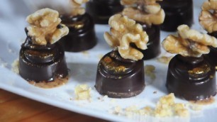 'How to make CHOCOLATE with PEANUT BUTTER FILLING'