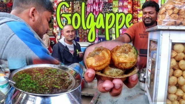 'Golgappa (Pani Puri) Hard Working Father & Son Selling Mouthwatering Pani Puri | Indian Street Food'